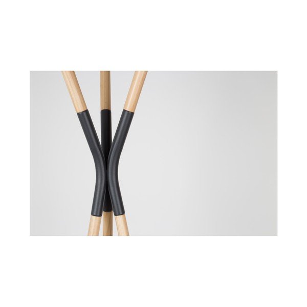 Priežu koka drēbju pakaramais ar pelēkām detaļām Zuiver Pinnacle-image-3