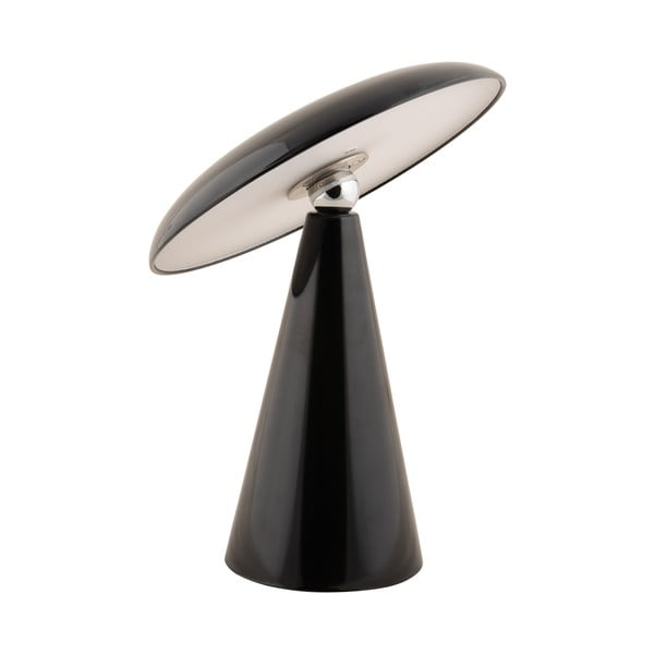 Melna LED galda lampa ar regulējamu spilgtumu (augstums 26 cm) Phoebe – Leitmotiv