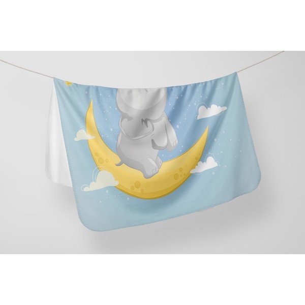 Zila bērnu sega 85x125 cm – OYO kids-image-1