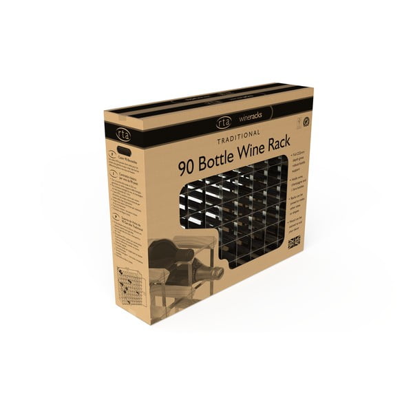 No oškoka izgatavots vīna statīvs 90 pudelēm – RTA-image-4