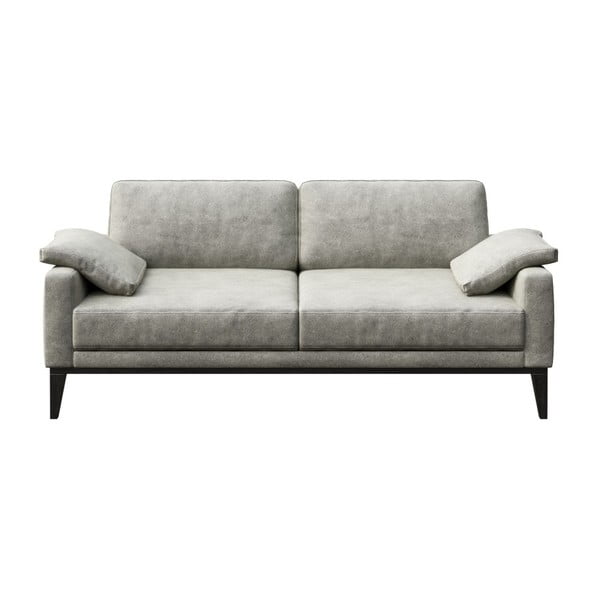 Pelēks mākslīgās ādas dīvāns MESONICA Musso, 173 cm