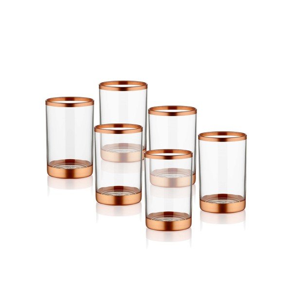 6 glāžu komplekts Mia Glam Bronze, 100 ml-image-1