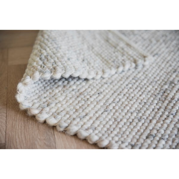 Gaiši pelēks vilnas paklājs 400x300 cm Auckland – Rowico-image-3