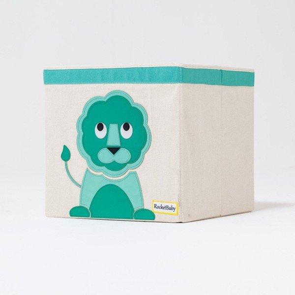 Auduma uzglabāšanas kaste bērniem Eddy the Lion – Rocket Baby-image-4