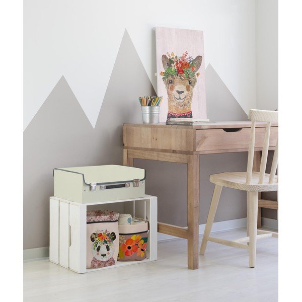 Tekstila uzglabāšanas grozi (2 gab.) Floral Panda – Little Nice Things-image-1