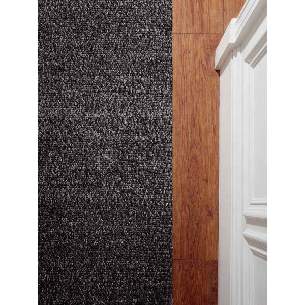 Tumši pelēks ar rokām darināts buklē celiņa paklājs 80x200 cm Notting Hill Portobello – Ted Baker-image-3