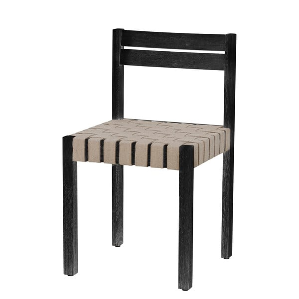Melns/bēšs ēdamistabas krēsls Maron – Bloomingville