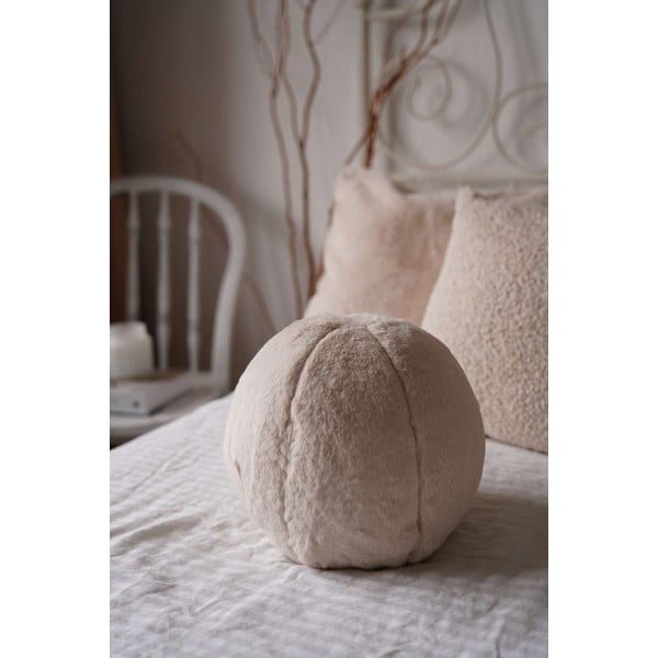 Mikroplīša dekoratīvais spilvens ø 25 cm Top – Mioli Decor-image-1