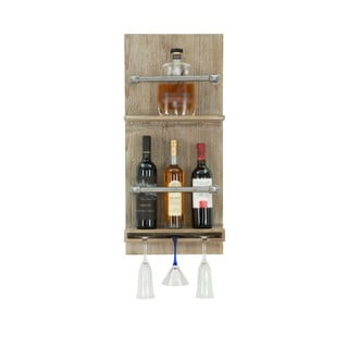 Sienas turētājs pudelēm un glāzēm Mauro Ferretti Bar, 76 x 34 cm