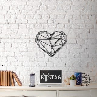 Metāla sienas dekors Heart, 40 x 37 cm