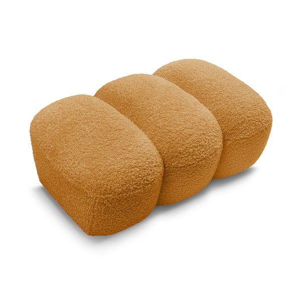 Sinepju dzeltens kāju soliņš no buklē auduma Hippolyte – Bobochic Paris-image-4