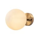 Balta/bronzas krāsas sienas lampa ø 15 cm Atmaca – Opviq lights