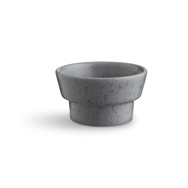 Pelēks keramikas svečturis Kähler Design Ombria, ⌀ 9 cm