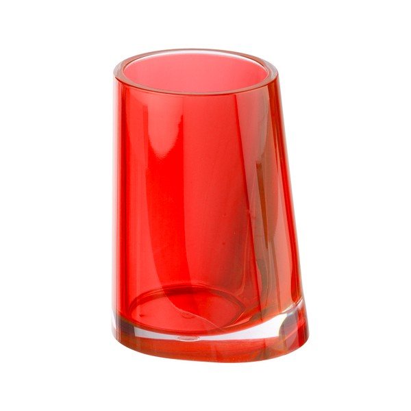 Sarkana zobu birstes tasīte Wenko Paradise Red-image-1