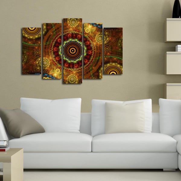 Daudzdaļīga glezna Boho, 105 x 70 cm-image-1