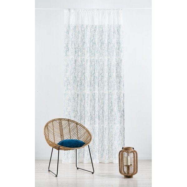 Balts/zils dienas aizkars 300x260 cm Urma – Mendola Fabrics-image-1