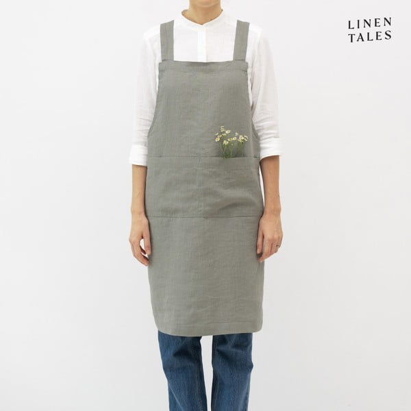 Lina priekšauts Khaki – Linen Tales