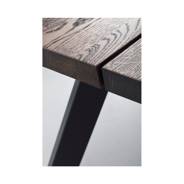 Tumši brūns ozolkoka pusdienu galds Rowico Freddie, 240 x 100 cm-image-2