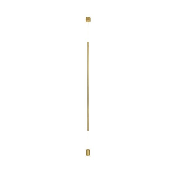 Misiņa krāsas alumīnija LED stāvlampa (augstums 300 cm) Elettra – Nova Luce