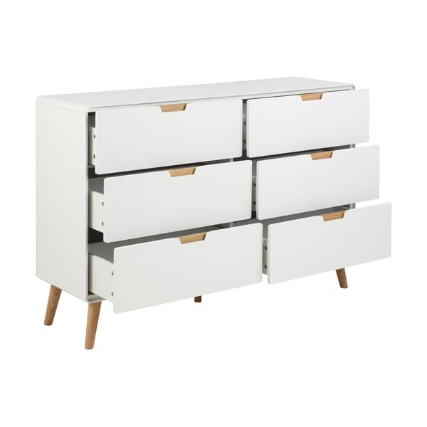 Balta kumode 135x90x40 cm Lowell – Actona-image-3