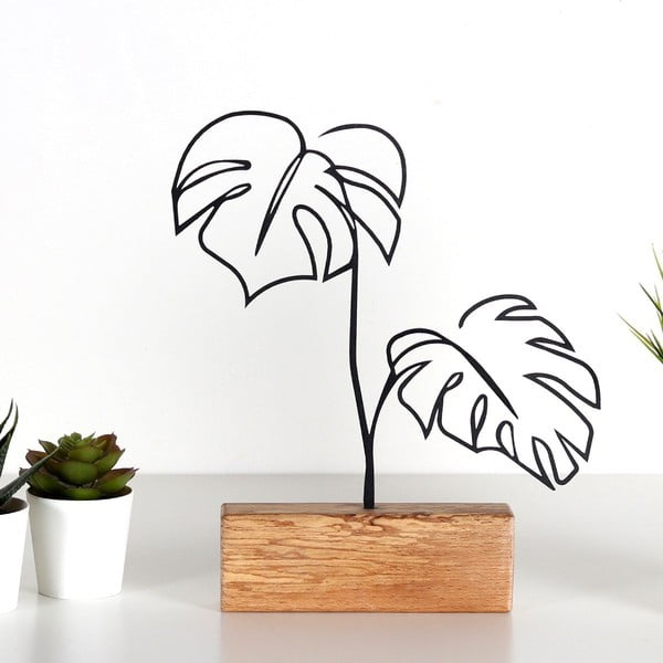 Metāla statuete Leaves – Mioli Decor-image-1