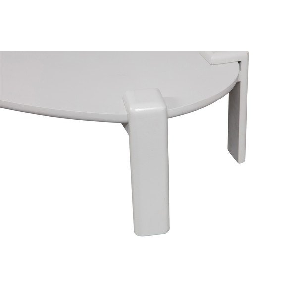 Balts žurnālgaldiņš 60x100 cm Turtle – vtwonen-image-1