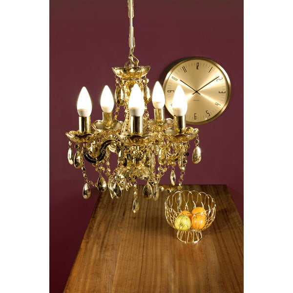 Zelta krāsas augļu trauks PT LIVING Wired-image-1