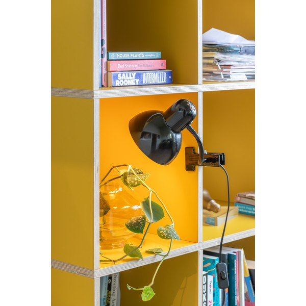 Melna metāla galda lampa (augstums 33,5 cm) New Retro – Leitmotiv-image-1