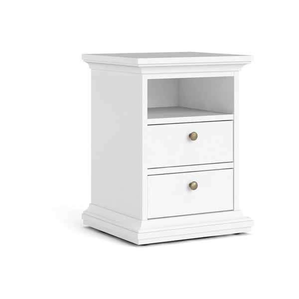 Balts naktsgaldiņš ar plauktiem Paris – Tvilum-image-2