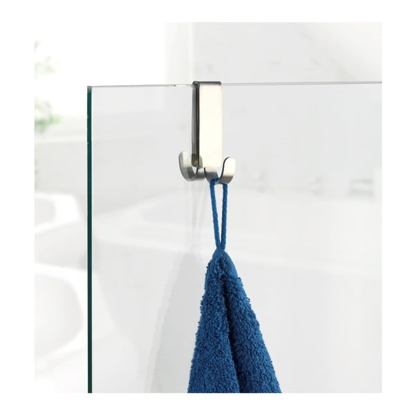 Matēts nerūsējošā tērauda vannas istabas āķis Wenko-image-2