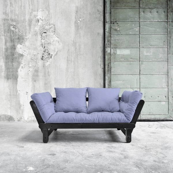 Dīvāns gulta Karup Beat Black/Blue Breeze