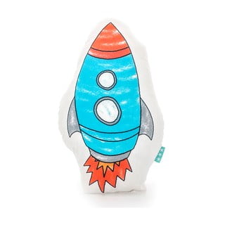 Kokvilnas spilvens Mr. Fox Space Rocket, 40 x 30 cm