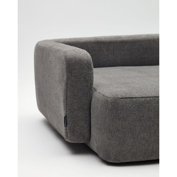 Tumši pelēka suņu gulta 73x60 cm Bowie – Kave Home-image-2