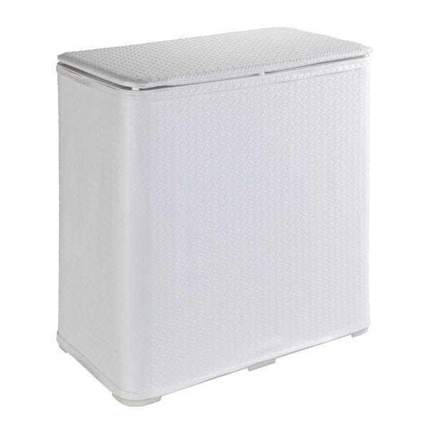 Balts salokāms veļas grozs Wenko Wanda, 65 l-image-1