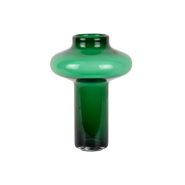 Zaļa stikla vāze (augstums 37 cm) Asombroso  – PT LIVING
