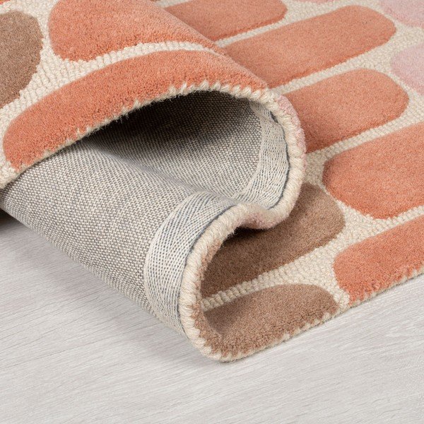 Oranžs vilnas paklājs Flair Rugs Fossil, 60 x 230 cm-image-1