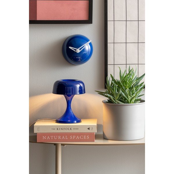 Zila metāla galda lampa (augstums 20 cm) Moda Retro – Leitmotiv-image-1