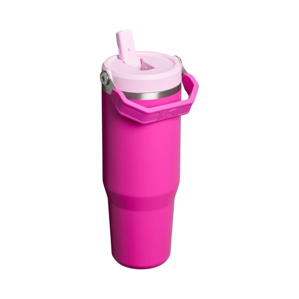 Rozā nerūsējošā tērauda termoss 890 ml The IceFlow™ Flip Straw 2.0 Cherry Blossom – Stanley-image-2