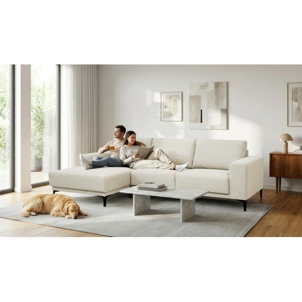 Bēšs stūra dīvāns (ar kreiso stūri) Chile – Scandic-image-1