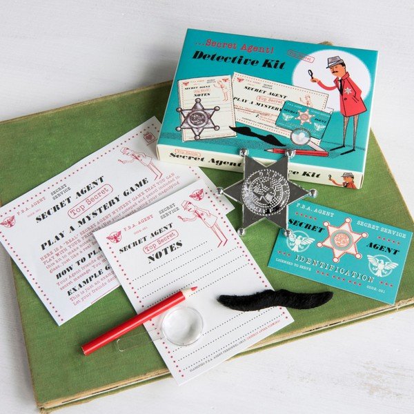 Spiegu komplekts ar nozīmīti Rex London Secret Agent-image-1