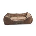 Brūna plīša gulta suņiem 70x90 cm Scruffs Chester XL – Plaček Pet Products