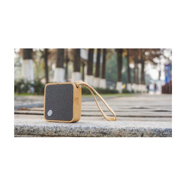 Gaiši brūns bluetooth skaļrunis Gingko Square-image-4
