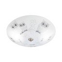 Balta bērnu griestu lampa ar stikla abažūru ø 39 cm Ugglarp – Markslöjd
