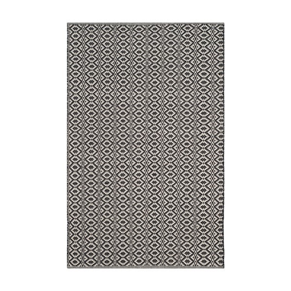 Melns kokvilnas paklājs Safavieh Mirabella, 121x182 cm
