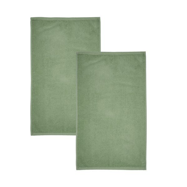 Zaļi ātri žūstoši/frotē kokvilnas dvieļi (2 gab.) 90x140 cm Quick Dry – Catherine Lansfield