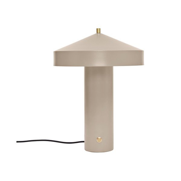 Pelēkbrūna metāla galda lampa (augstums 41 cm) Hatto – OYOY Living Design