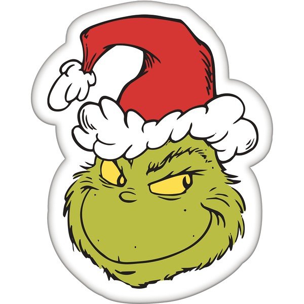 Flīsa bērnu spilvens 29x36 cm Grinch – Jerry Fabrics