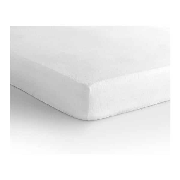 Balts elastīgs palags Sleeptime Molton, 190/200 x 220/230 cm