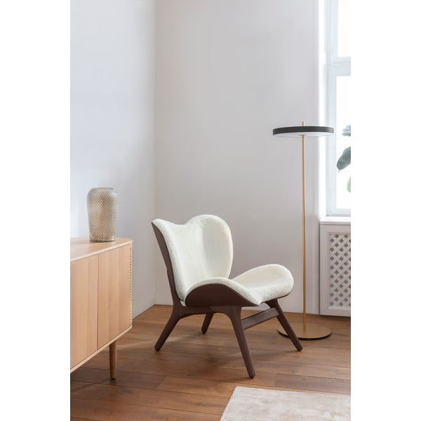 Melna LED stāvlampa ar regulējamu spilgtumu no metāla (augstums 151 cm) Asteria Floor – UMAGE-image-1