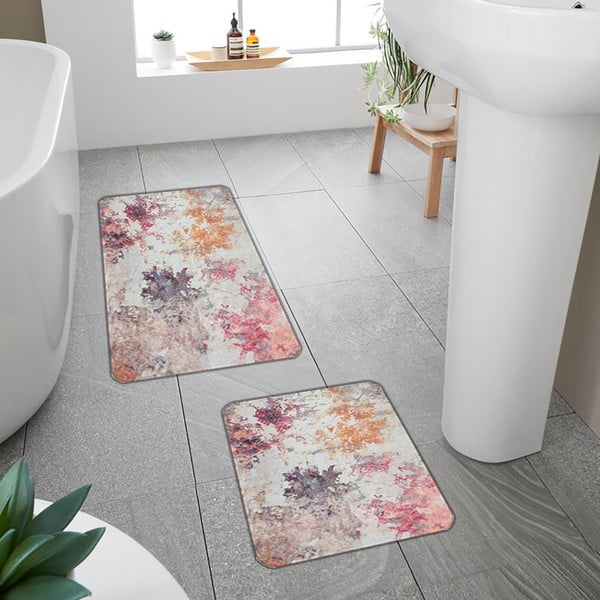 Rozā/violeti vannas istabas paklājiņi (2 gab.) 60x100 cm – Mila Home-image-4